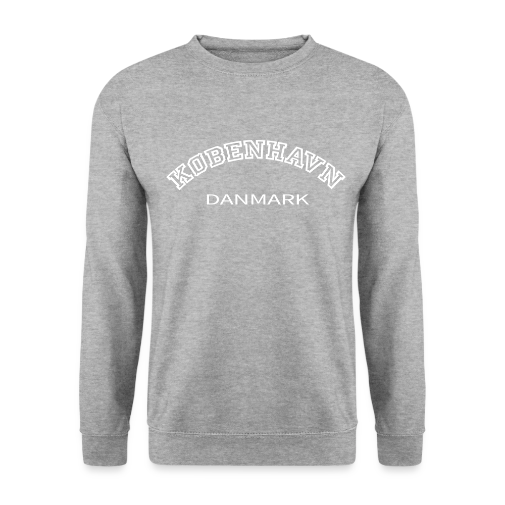 sweatshirt unisex - København - hvidgrå meleret