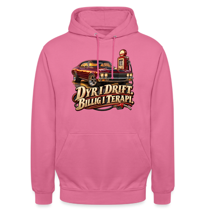 CityShirts - Hoodie - Dyr i drift. Billig i terapi. – V8 - CS029 - pink