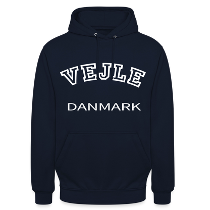 CityShirt - Hoodie - Vejle - marineblå