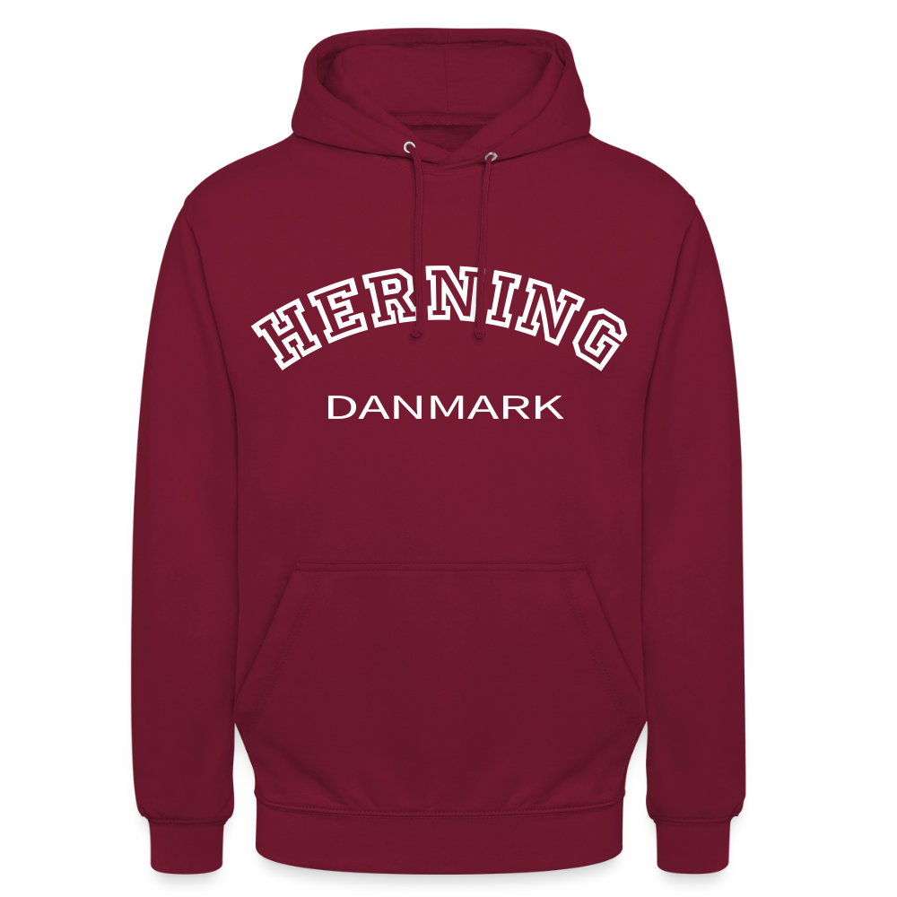 CityShirt - Hoodie - Herning - bordeaux