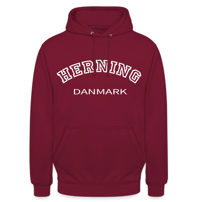 CityShirt - Hoodie - Herning - bordeaux