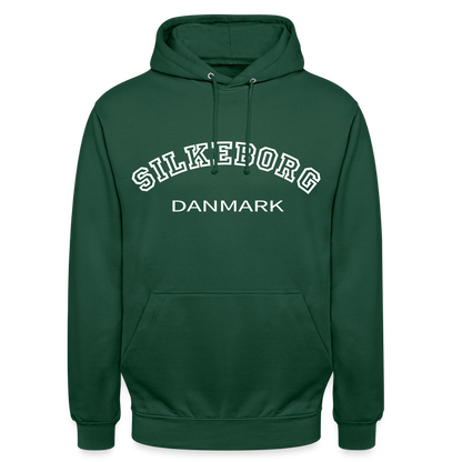 CityShirt - Hoodie - Silkeborg - flaskegrøn
