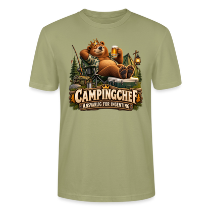 CityShirts - T-shirt - Campingchef – Ansvarlig for ingenting - CS038 - grågrøn