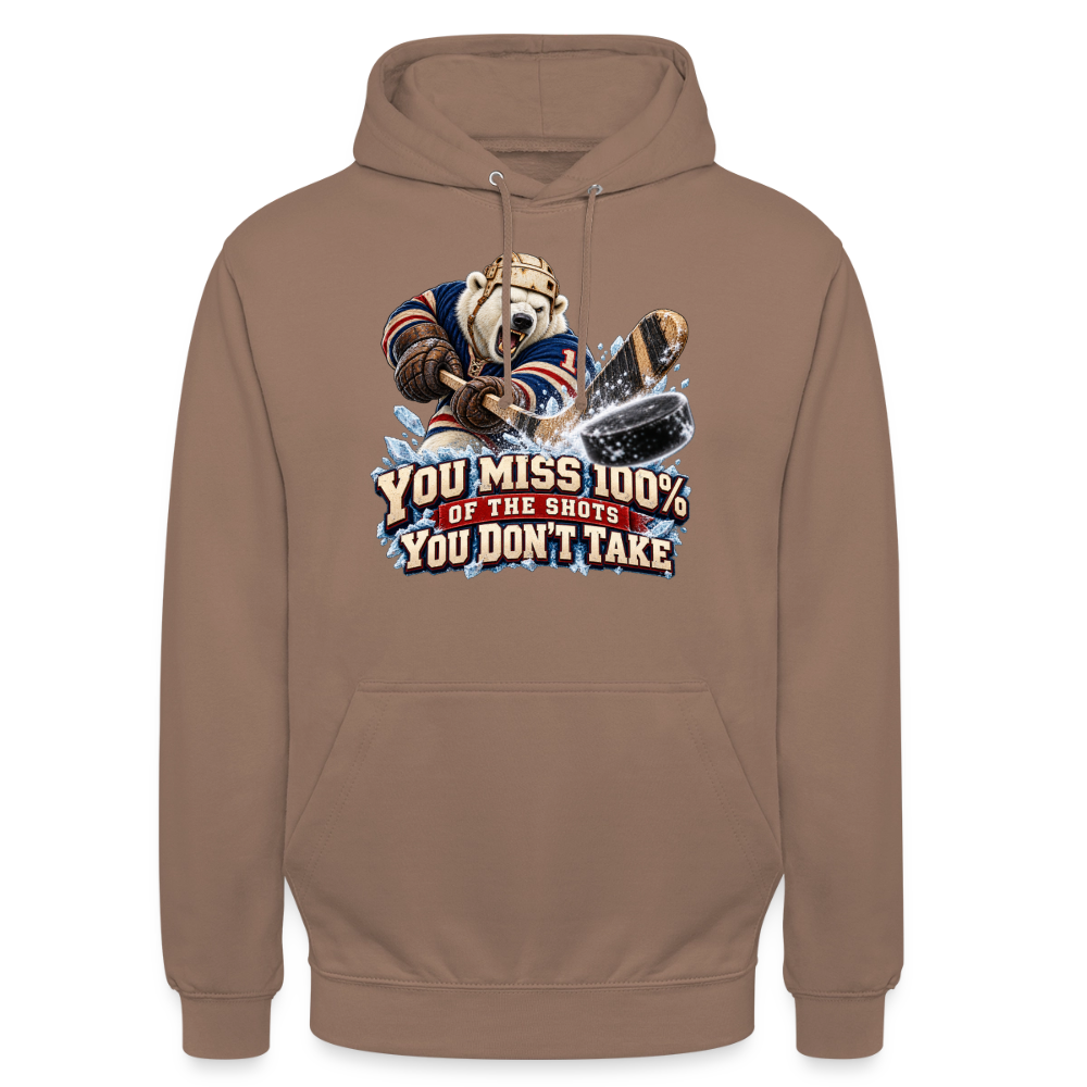 CityShirts - Hoodie - Take the shot - CS001 - mokka