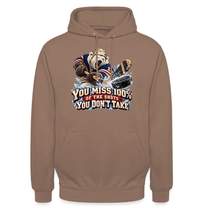 CityShirts - Hoodie - Take the shot - CS001 - mokka