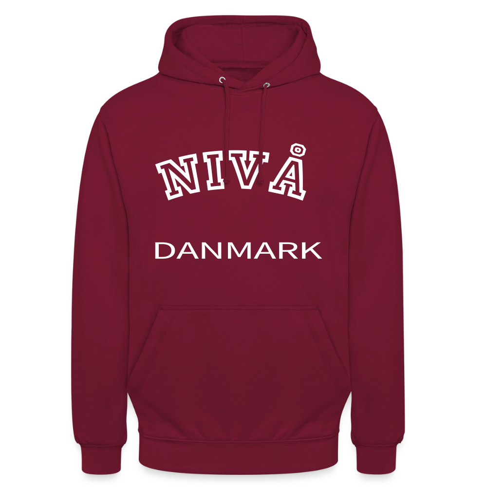 CityShirt - Hoodie - Nivå - bordeaux