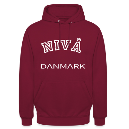 CityShirt - Hoodie - Nivå - bordeaux