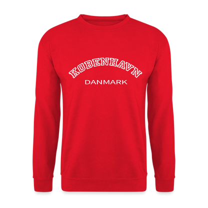 sweatshirt unisex - København - rød
