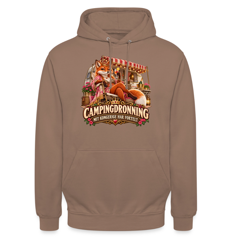 CityShirts - Hoodie - Campingdronning – Mit kongerige har fortelt - CS042 - mokka