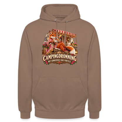 CityShirts - Hoodie - Campingdronning – Mit kongerige har fortelt - CS042 - mokka