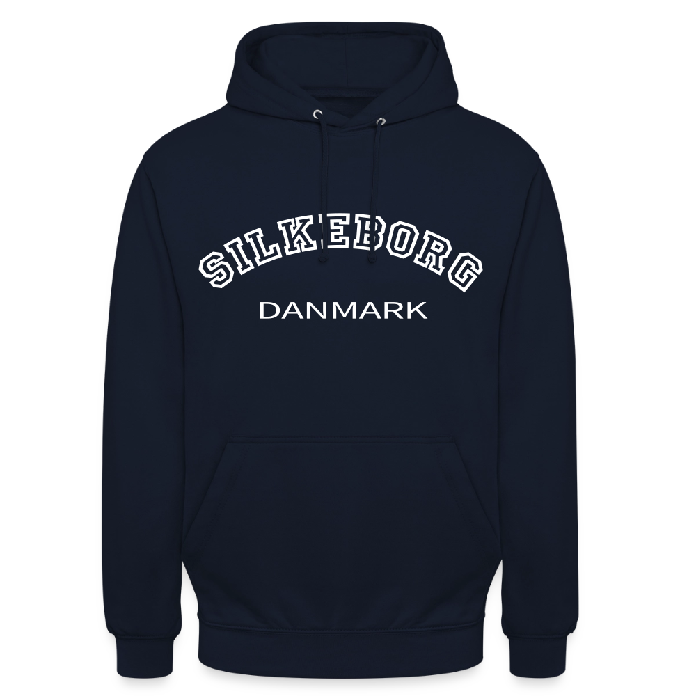 CityShirt - Hoodie - Silkeborg - marineblå