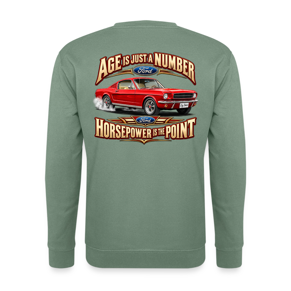 Carshirt 204 Ford - grågrøn