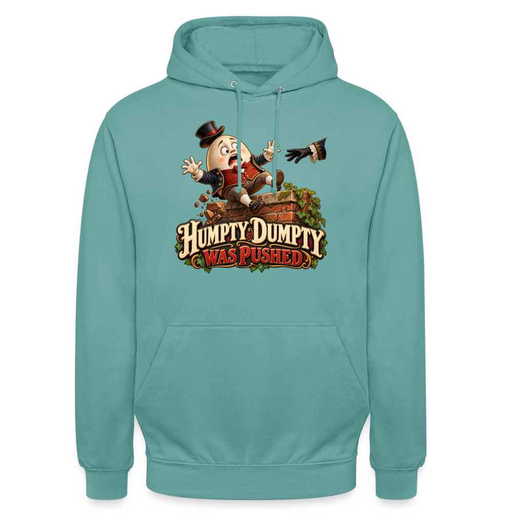 CityShirts - Hoodie - Humpty Dumpty was pushed - CS016 - pastelturkis