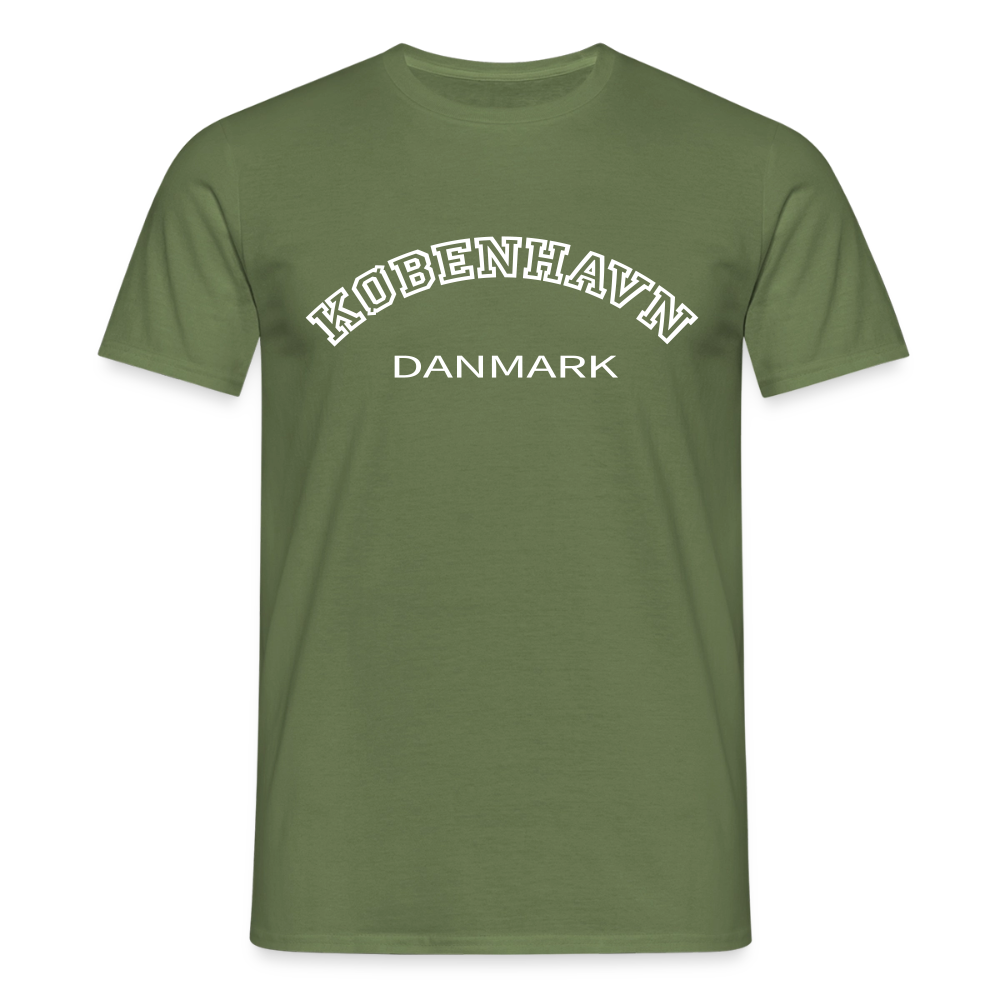 Herre-T-shirt - København - armygrøn