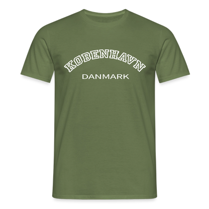 Herre-T-shirt - København - armygrøn
