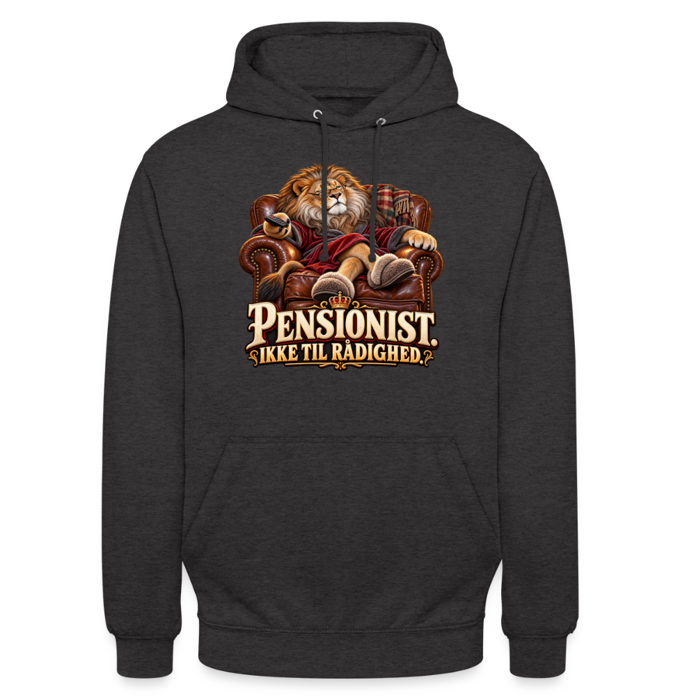 CityShirts - Hoodie - Pensionist. Ikke til rådighed. - CS030 - charcoal