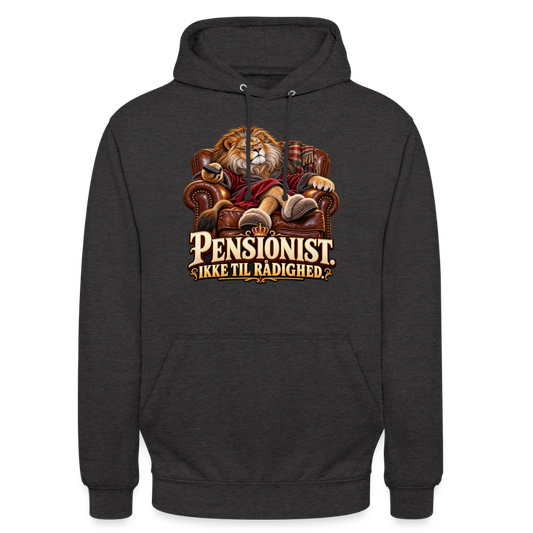 CityShirts - Hoodie - Pensionist. Ikke til rådighed. - CS030 - charcoal