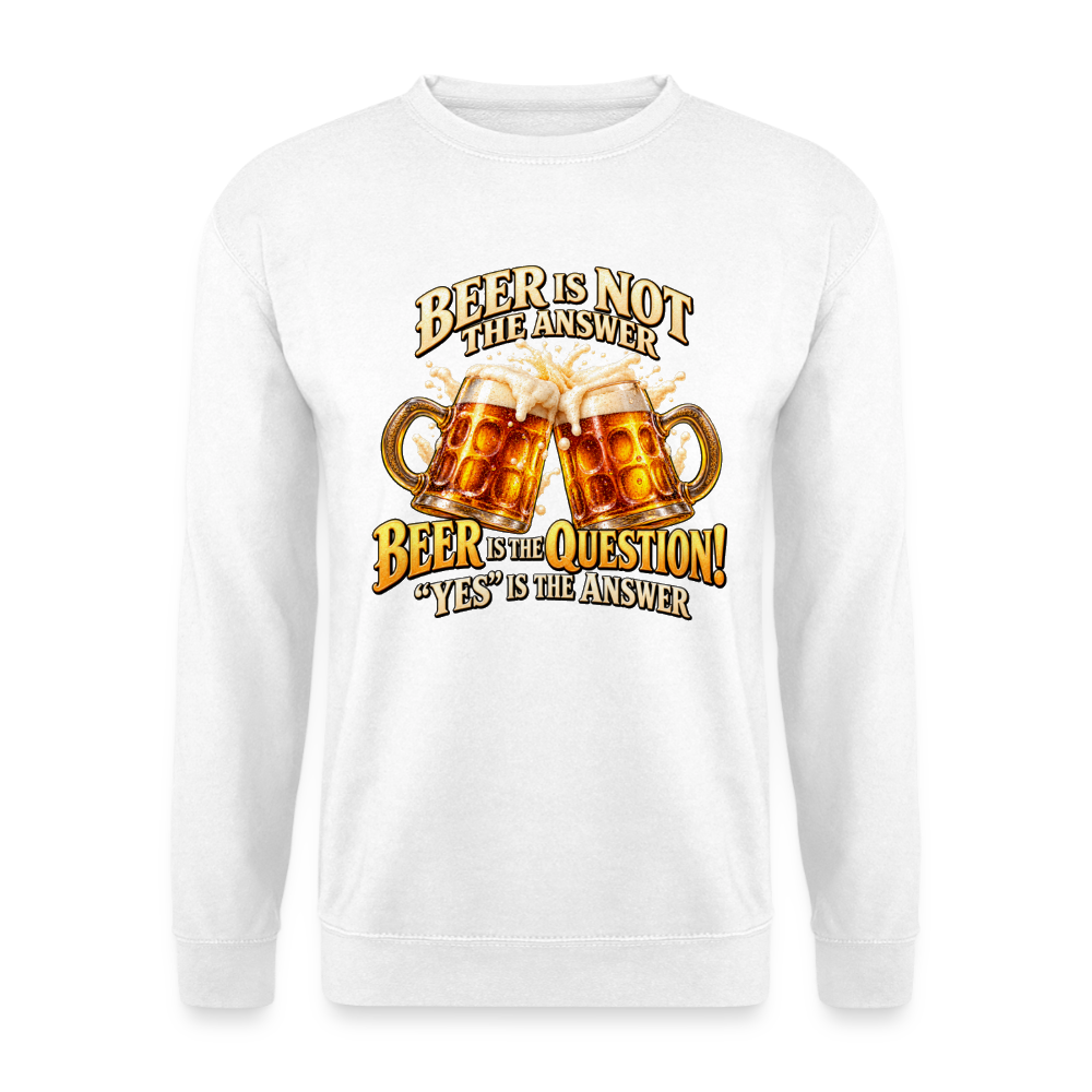 CityShirts - Sweatshirt - Beer - CS024 - hvid