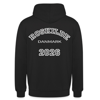 Hættetrøje unisex - Roskilde 2026 - sort