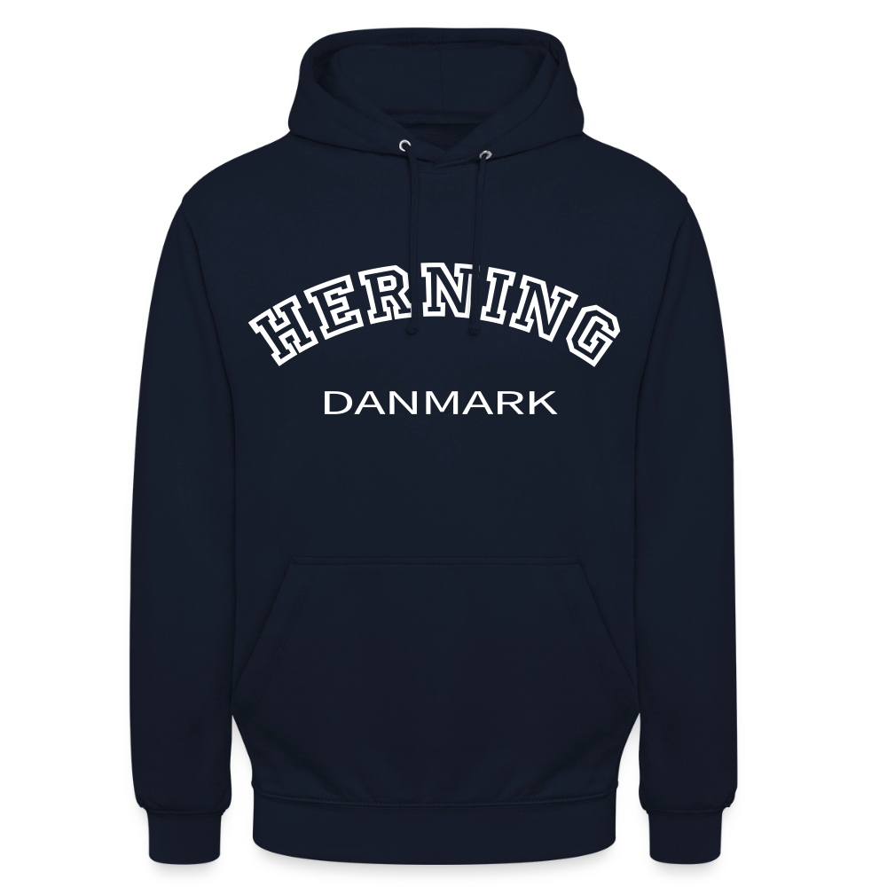 CityShirt - Hoodie - Herning - marineblå