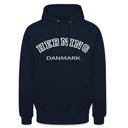 CityShirt - Hoodie - Herning - marineblå