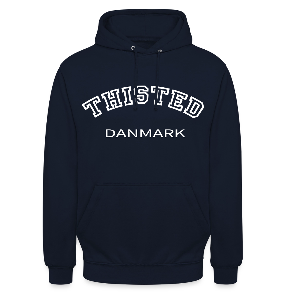 CityShirt - Hoodie - Thisted - marineblå