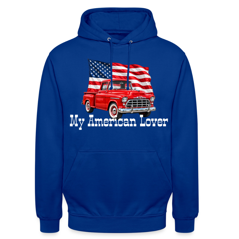 CityShirts - Hoodie - US Car - kongeblå