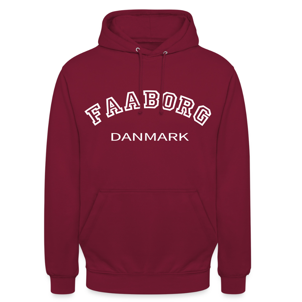 CityShirt - Hoodie - Faaborg - bordeaux