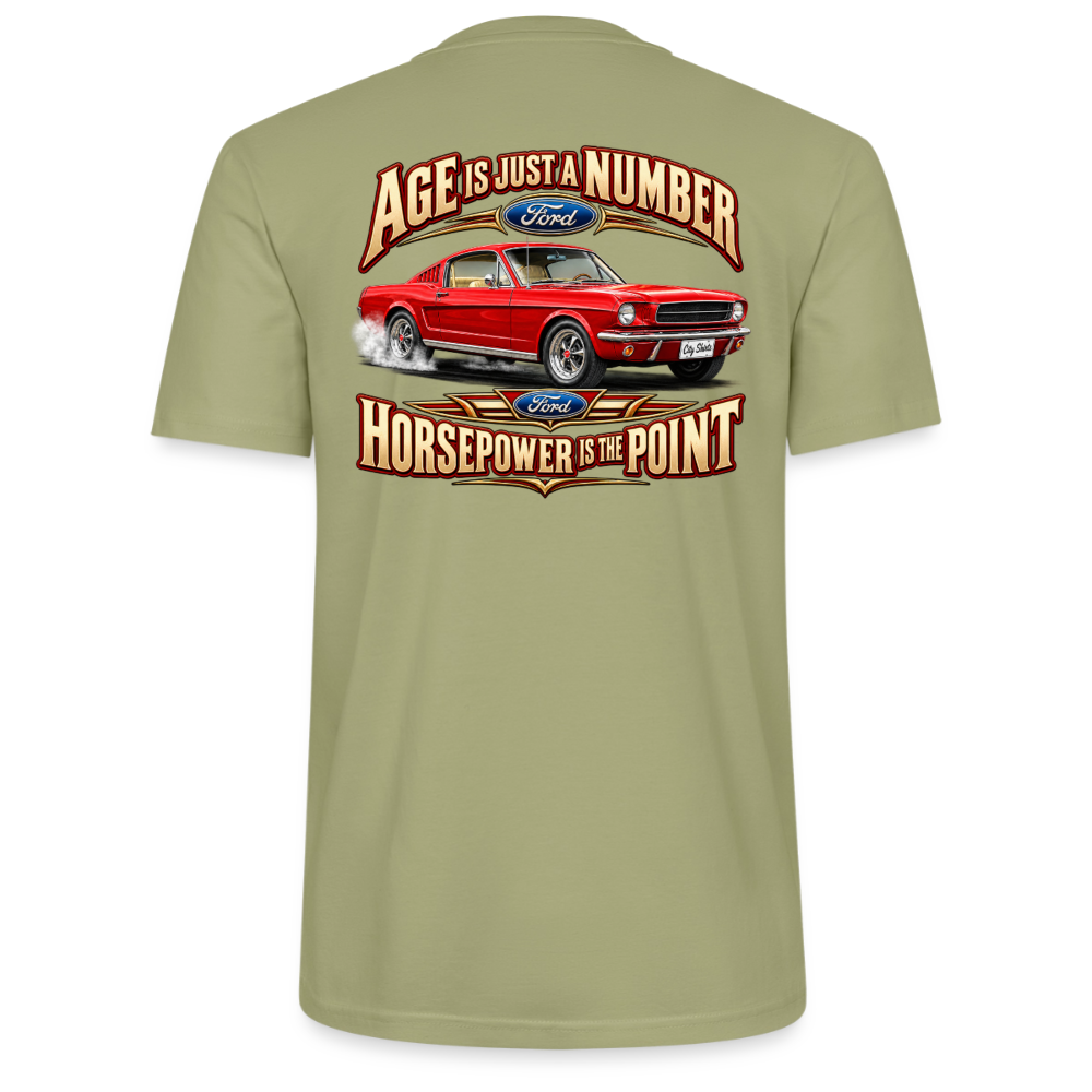 Carshirt T204 Ford - grågrøn