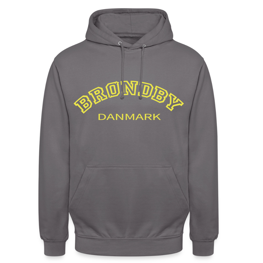 Hættetrøje unisex - Brøndby - mellemgrå