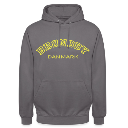 Hættetrøje unisex - Brøndby - mellemgrå