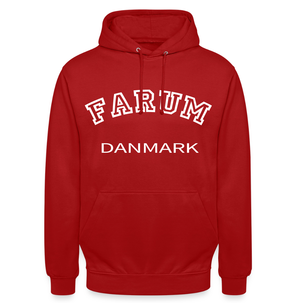 CityShirt - Hoodie - Farum - rød
