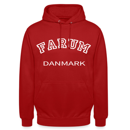 CityShirt - Hoodie - Farum - rød