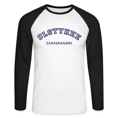 CityShirt - Baseball T-Shirt - Ølstykke - hvid/sort