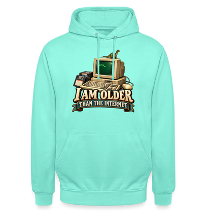 CityShirts - Hoodie - I am older than the internet - CS022 - mint