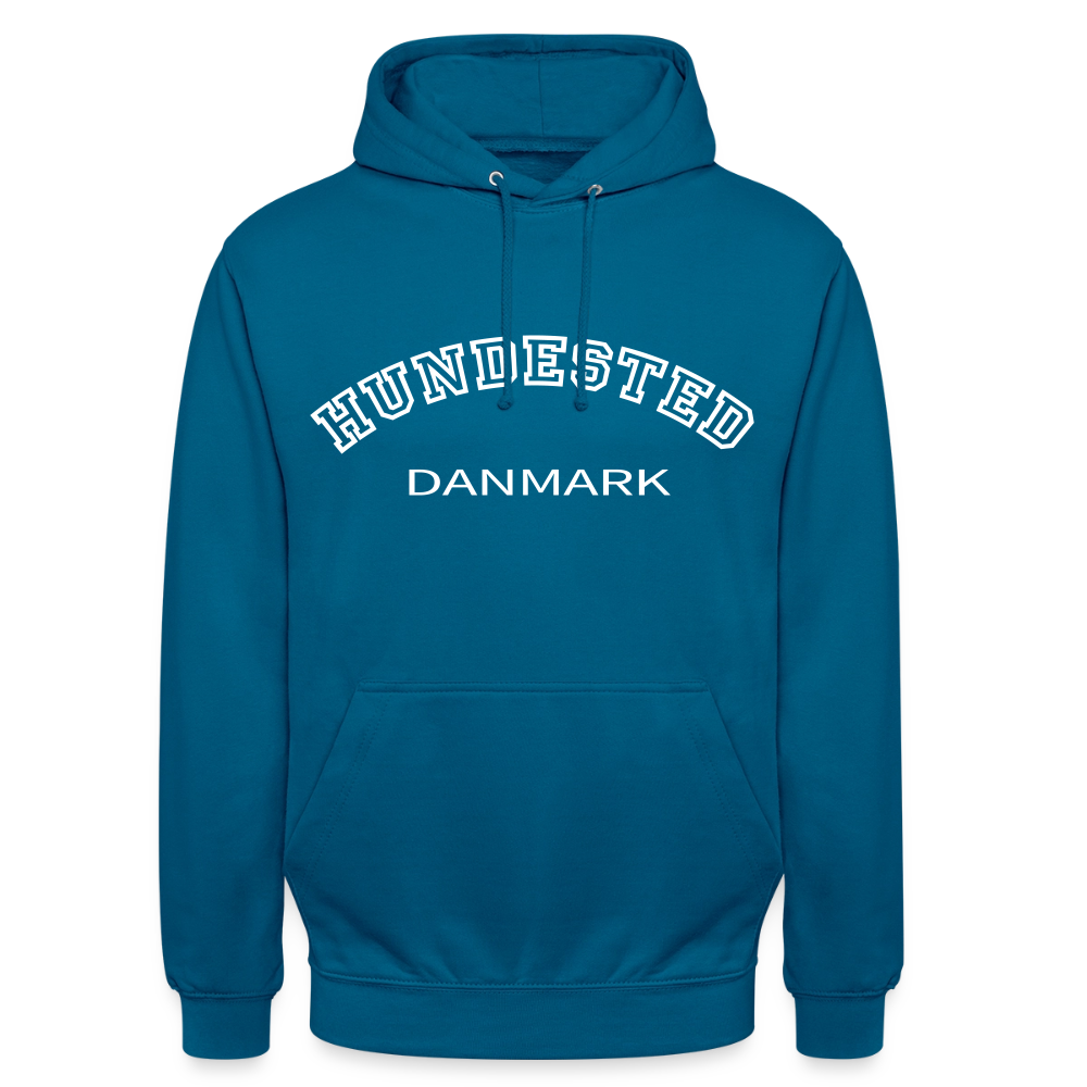 CityShirt - Hoodie - Hundested - dybt havblå 