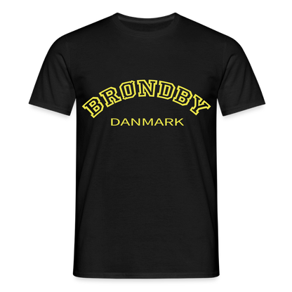 Herre-T-shirt - Brøndby - sort