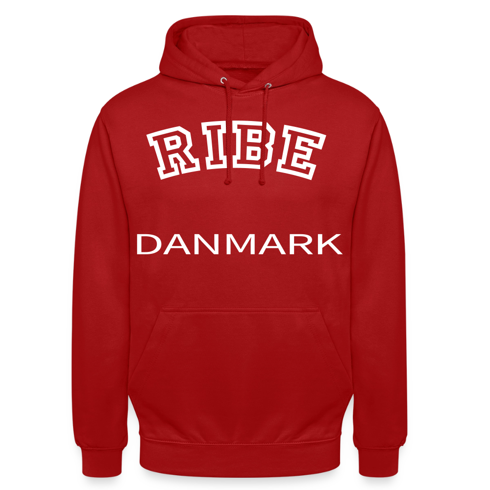 CityShirt - Hoodie - Ribe - rød