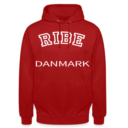 CityShirt - Hoodie - Ribe - rød