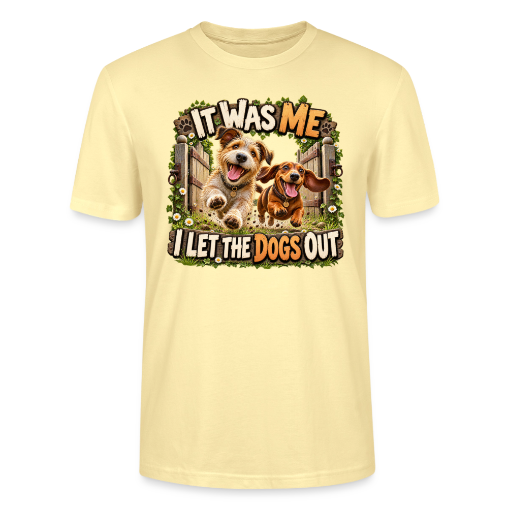 CityShirts - T-shirt - It was me – I let the dogs out - CS013 - cremefarvet