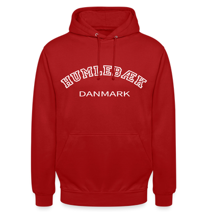 CityShirt - Hoodie - Humlebæk - rød