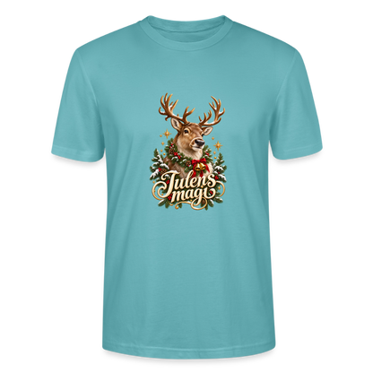 CityShirts - T-shirt - Julens magi – rensdyr - CS065 - pastelturkis