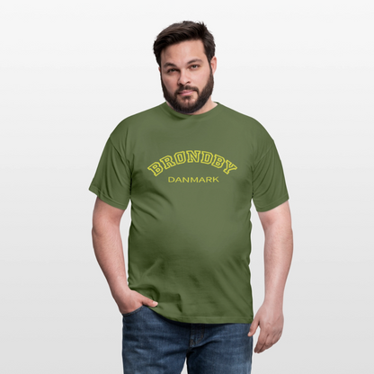 Herre-T-shirt - Brøndby - armygrøn