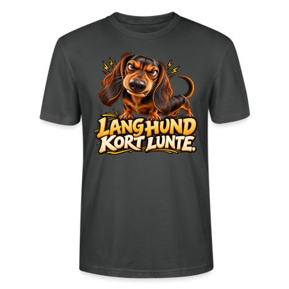 CityShirts - T-shirt - Lang Hund – Kort Lunte - CS026 - charcoal