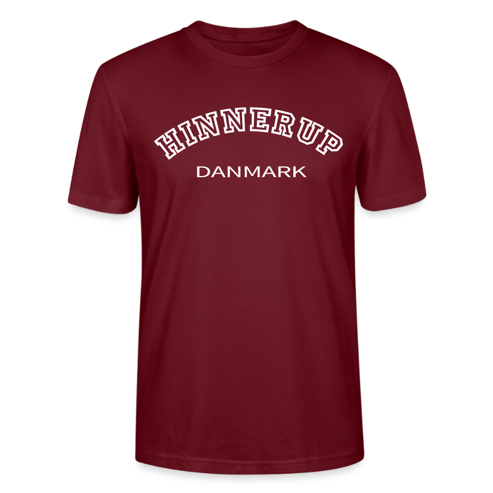 CityShirt - T-shirt - Hinnerup - burgunder-rød