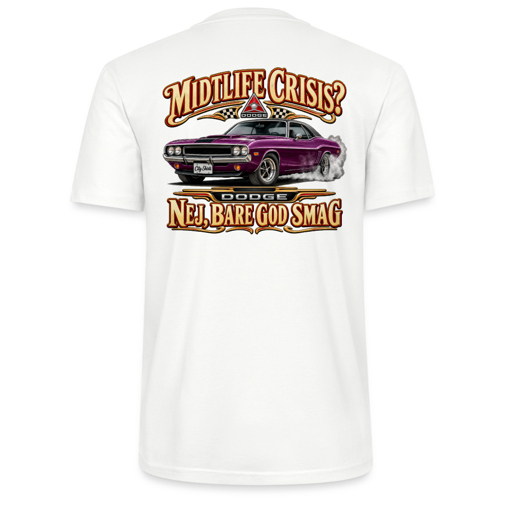 Carshirt T202 Dodge - hvid