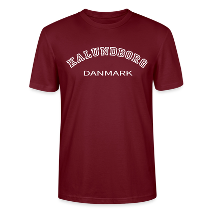CityShirt - T-shirt - Kalundborg - burgunder-rød