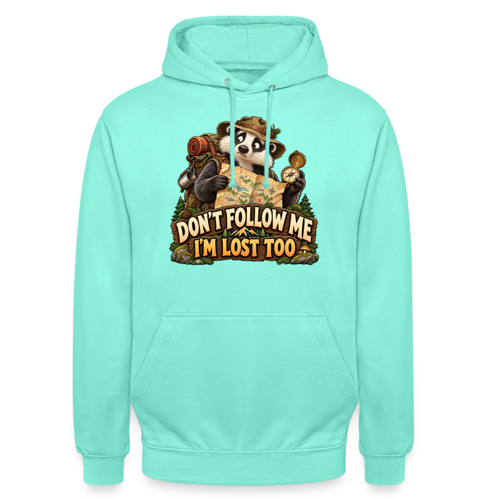 CityShirts - Hoodie - Don’t follow me – I’m lost too - CS019 - mint