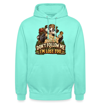 CityShirts - Hoodie - Don’t follow me – I’m lost too - CS019 - mint