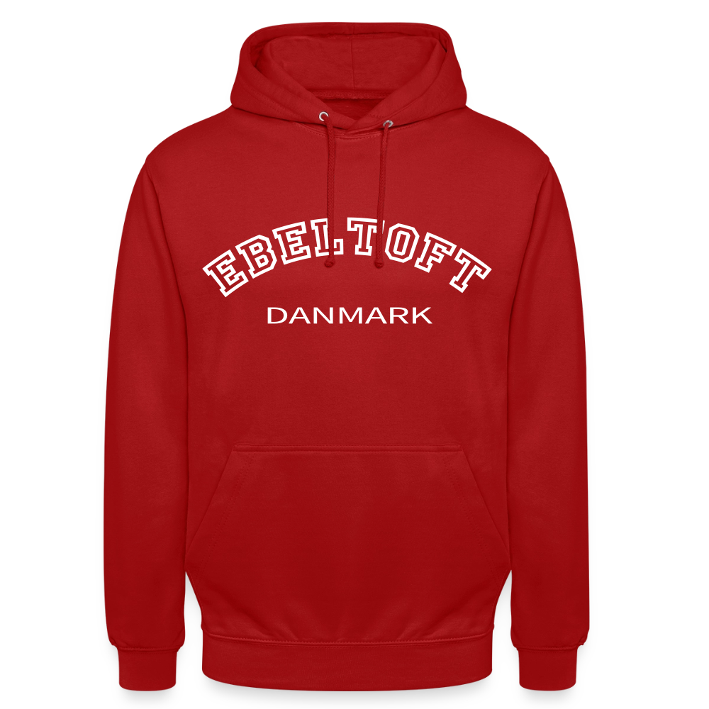 CityShirt - Hoodie - Ebeltoft - rød
